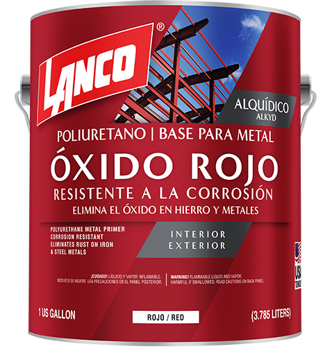 Base rojo oxido 15 minutos - Lanco - Centroamérica