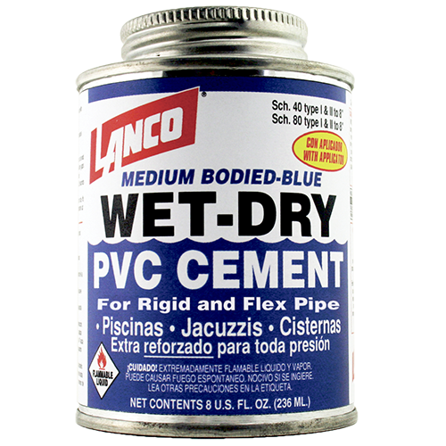 marco queso Excelente Wet-Dry PVC Cement
