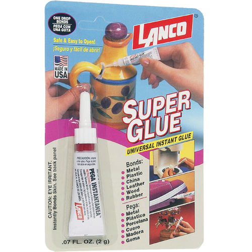Professional Grade Super Glue, 20g Strong Hold Adhesive for  Mirror,Ceramic,Plastic, Rubber, Metal, Wood, Glass, Jewelery, Leather,  Craft, Dries Clear