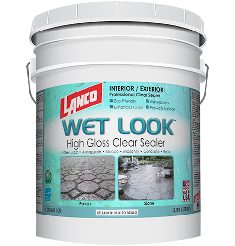 Pinturas Lanco Xela - El impermeabilizante transparente Wet-Look®️ mejora  el color de tus tejas y ladrillos, mientras que también proporciona un  sellador claro protector que resiste la intemperie y evita el paso